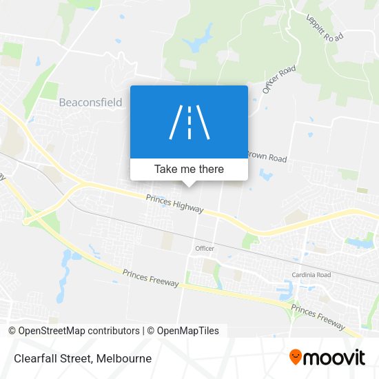 Clearfall Street map