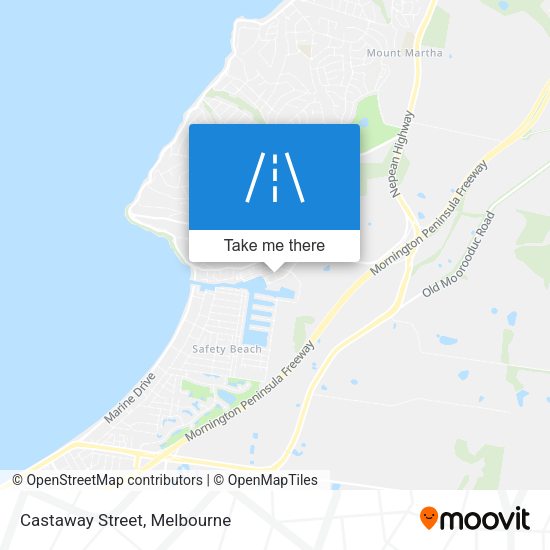 Castaway Street map