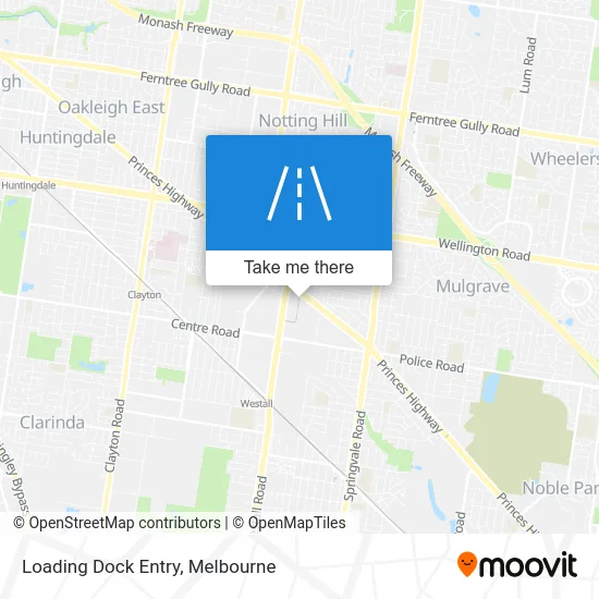 Mapa Loading Dock Entry