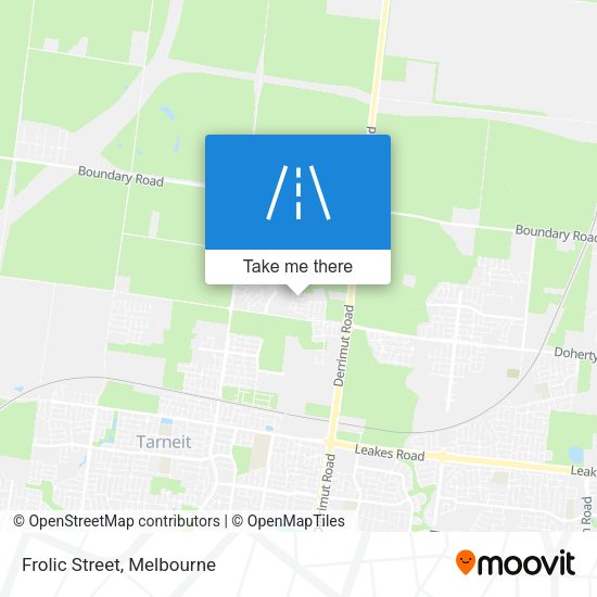 Frolic Street map