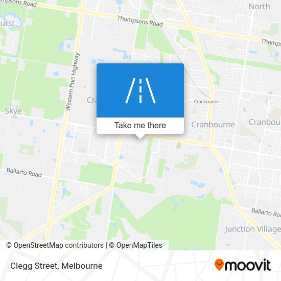 Clegg Street map