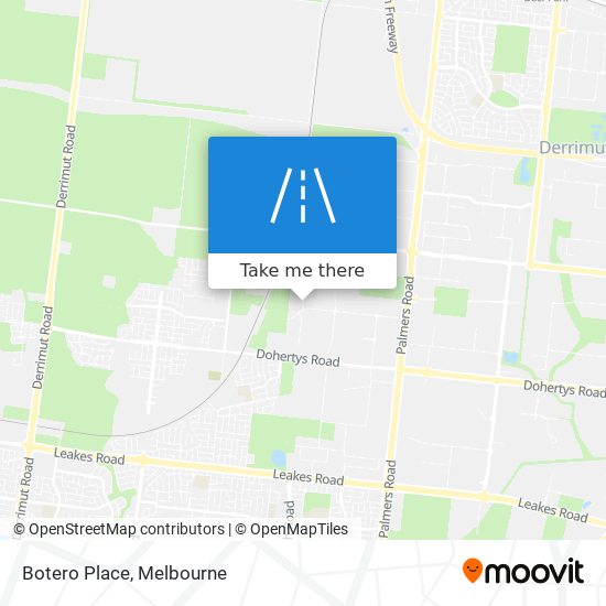 Botero Place map