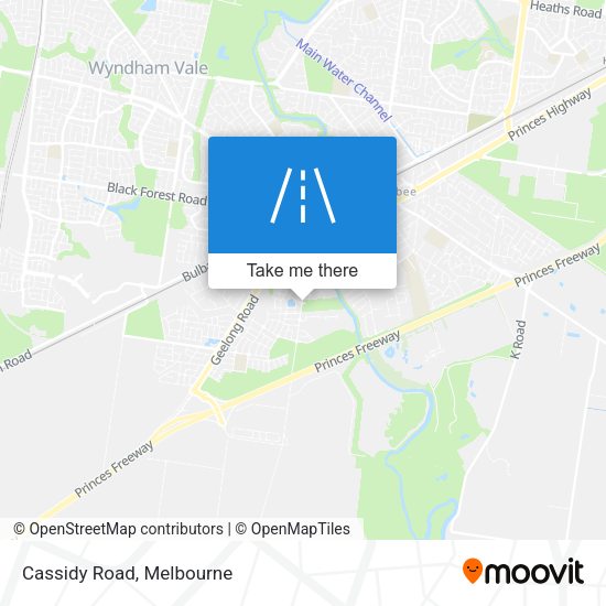 Cassidy Road map