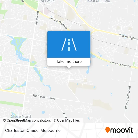 Mapa Charleston Chase