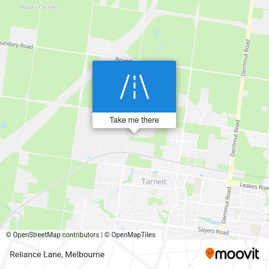 Reliance Lane map