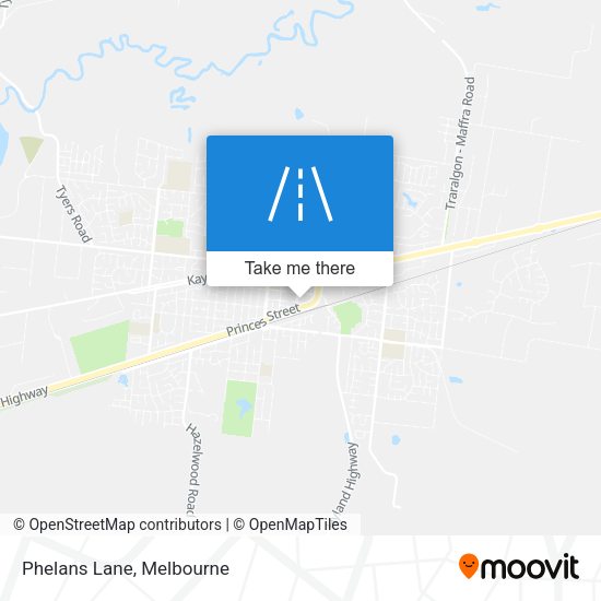 Phelans Lane map