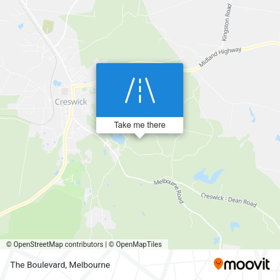 The Boulevard map