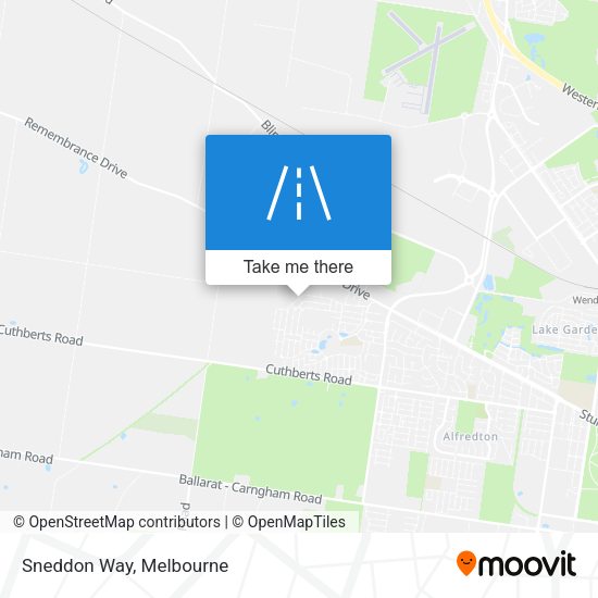 Sneddon Way map