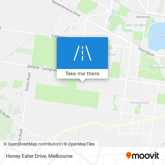 Honey Eater Drive map
