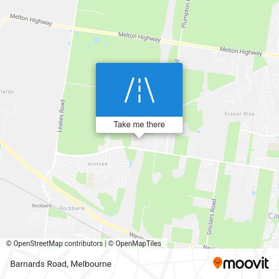 Barnards Road map