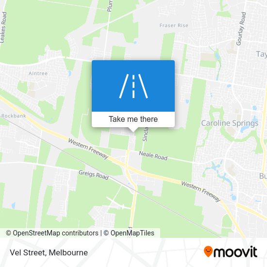 Vel Street map