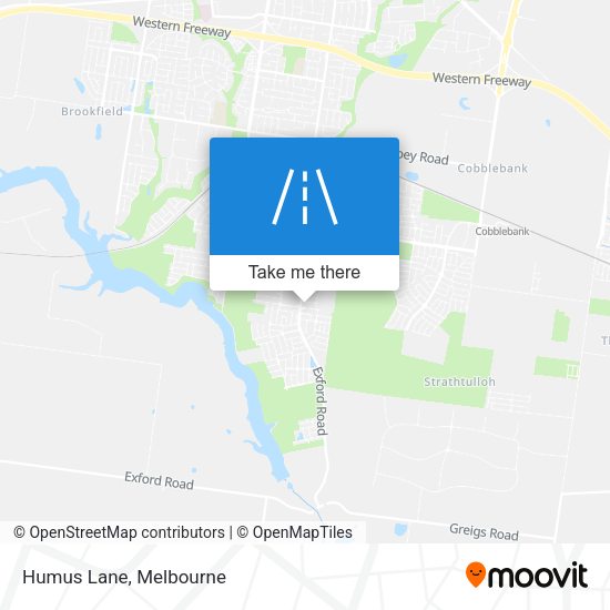 Humus Lane map