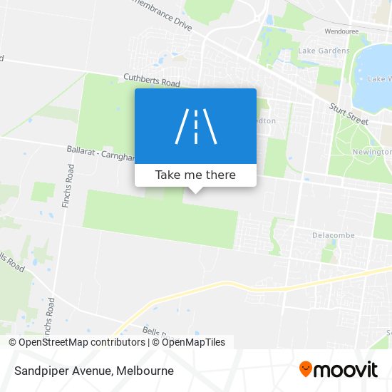 Sandpiper Avenue map