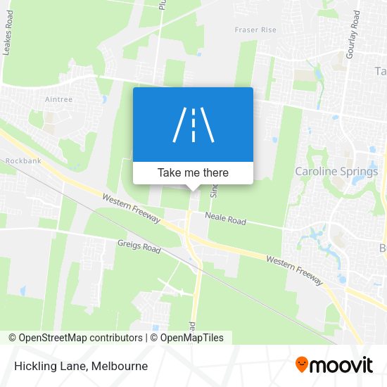 Hickling Lane map