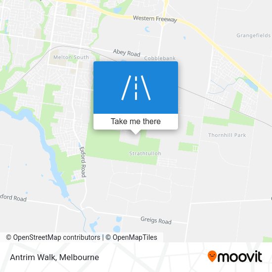 Antrim Walk map