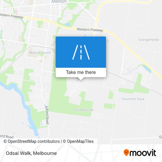 Odsal Walk map