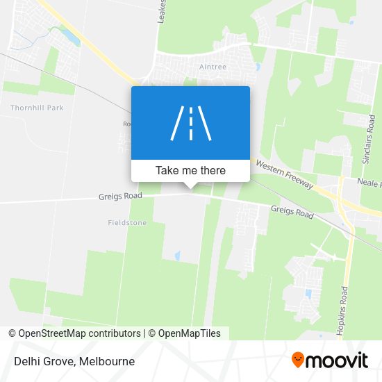 Delhi Grove map