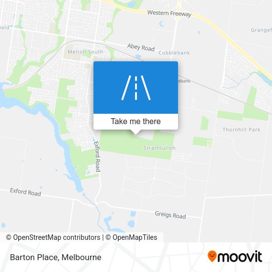 Barton Place map