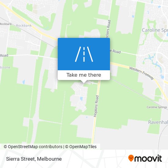 Sierra Street map
