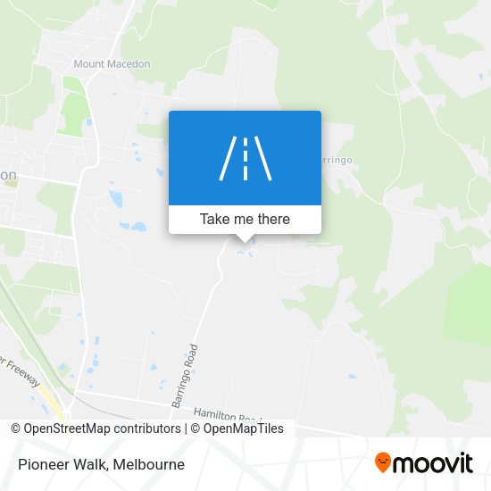 Pioneer Walk map