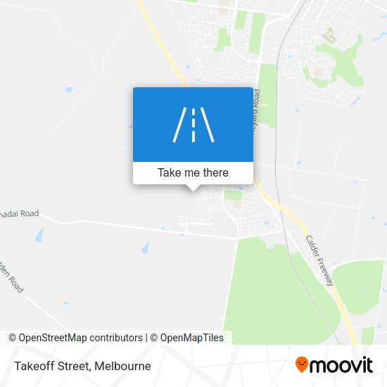 Takeoff Street map