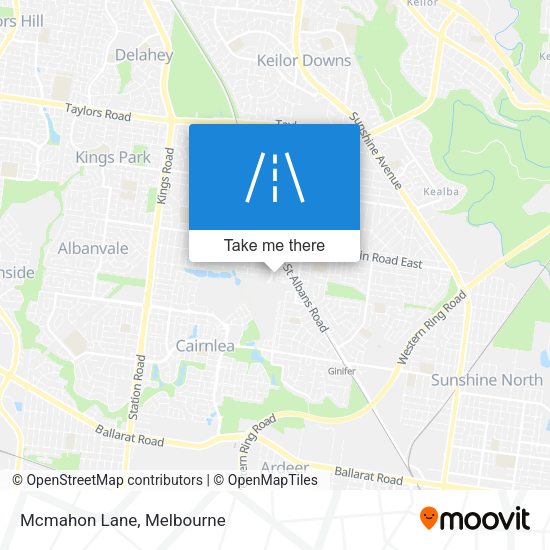Mcmahon Lane map