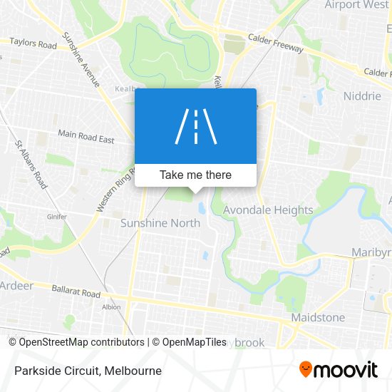 Parkside Circuit map