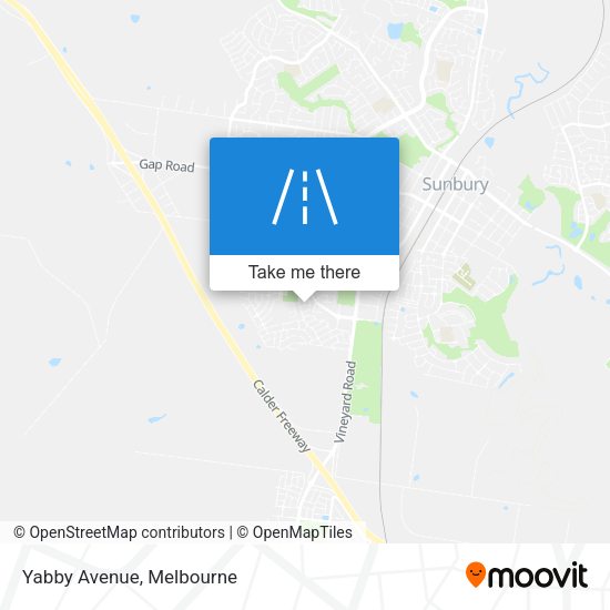 Yabby Avenue map