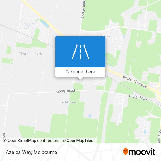 Azalea Way map