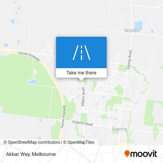 Akbar Way map