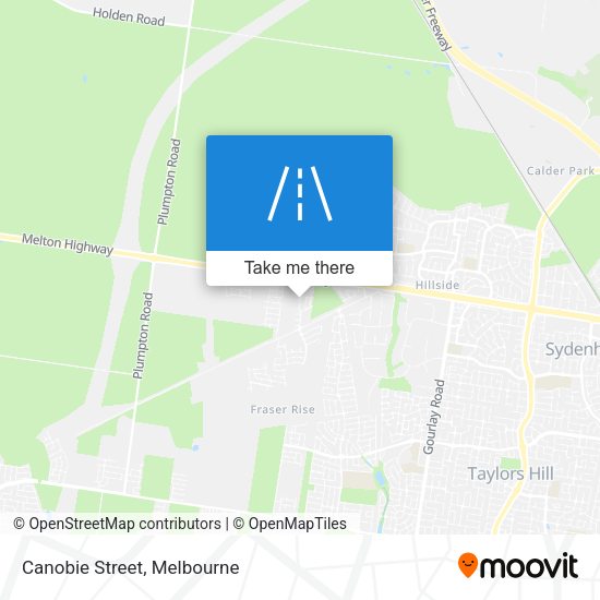 Canobie Street map