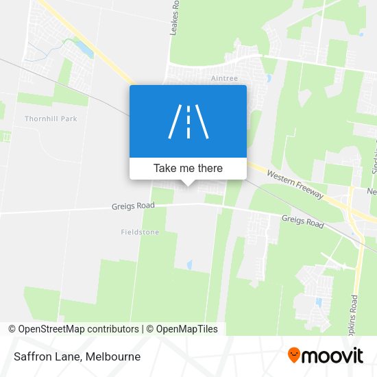 Saffron Lane map