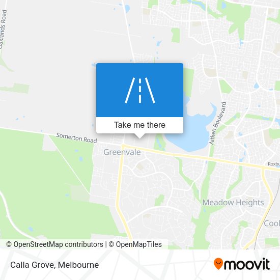 Calla Grove map