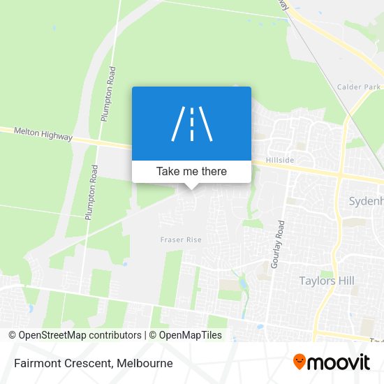 Fairmont Crescent map