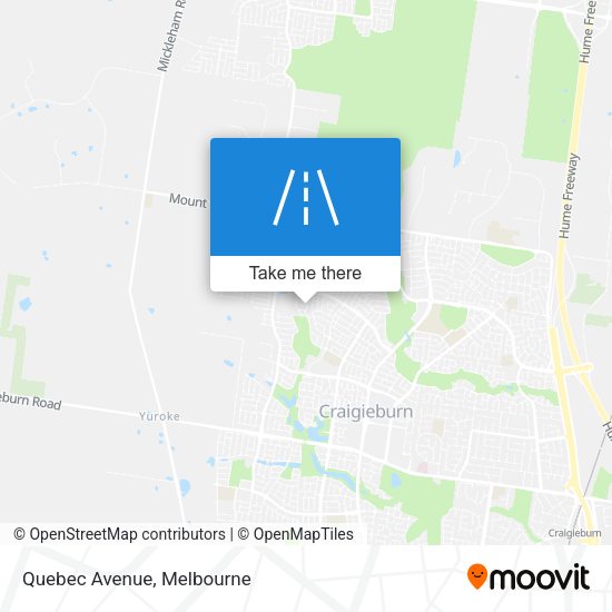 Quebec Avenue map