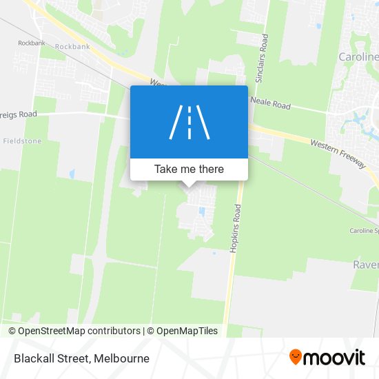 Blackall Street map