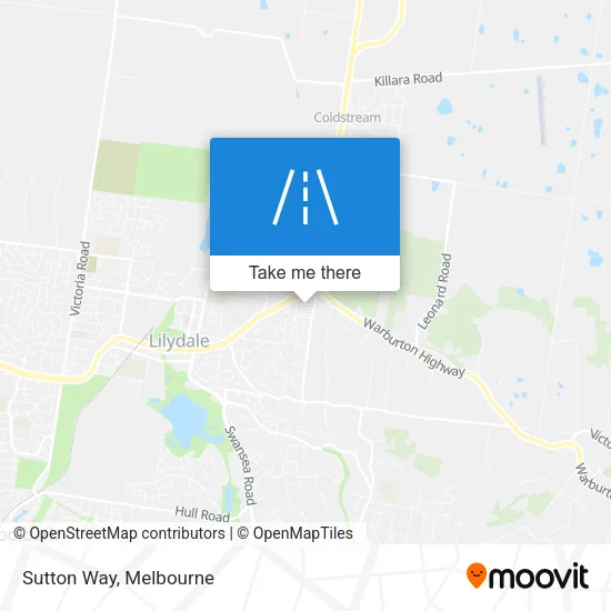 Sutton Way map