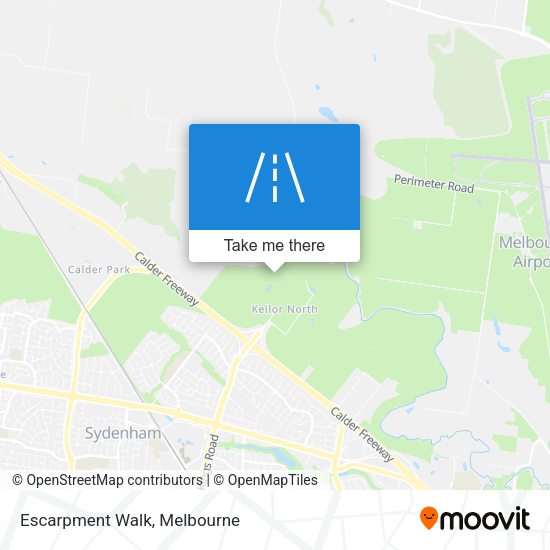 Escarpment Walk map