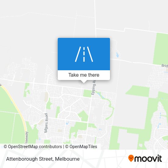 Attenborough Street map