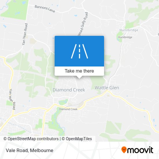 Vale Road map