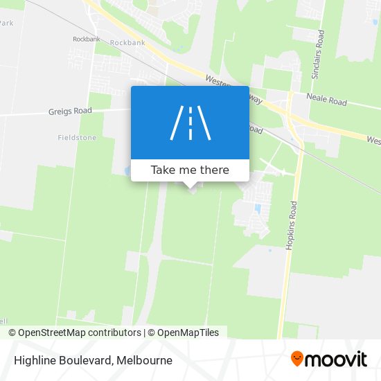 Highline Boulevard map