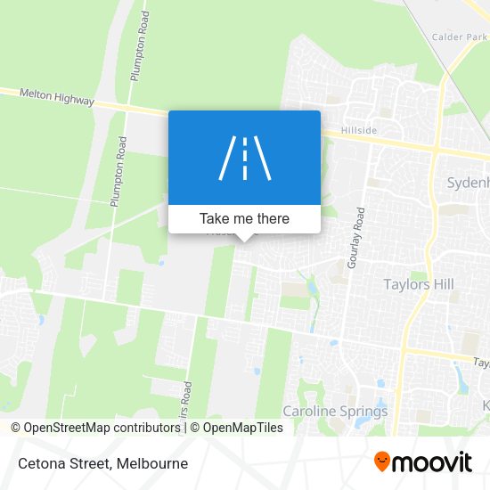 Cetona Street map
