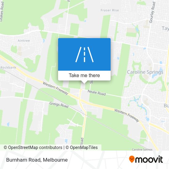 Burnham Road map