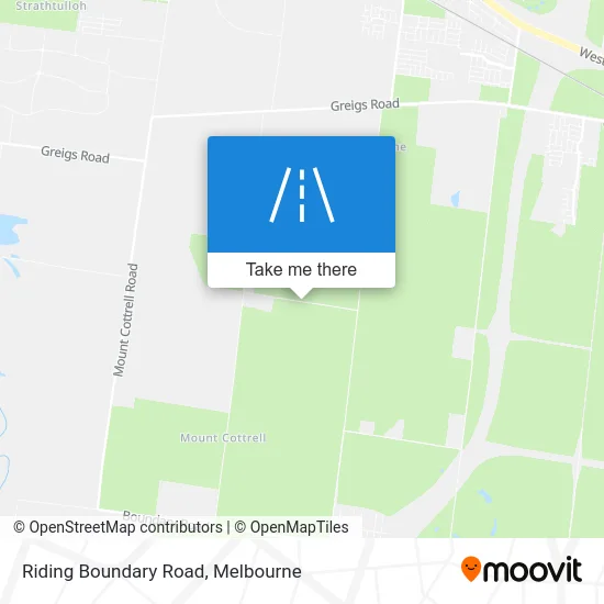 Mapa Riding Boundary Road