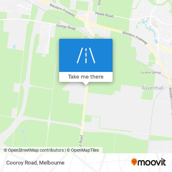 Cooroy Road map