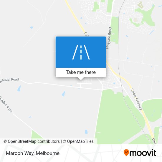 Maroon Way map