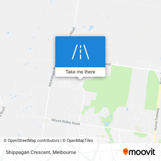 Shippagan Crescent map