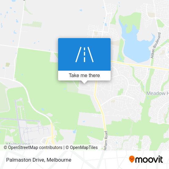 Palmaston Drive map