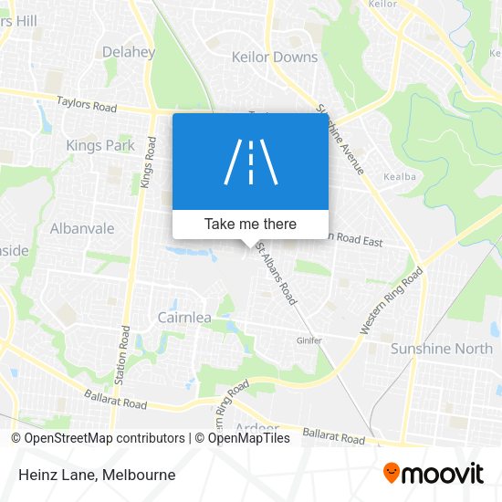 Heinz Lane map