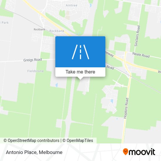 Antonio Place map